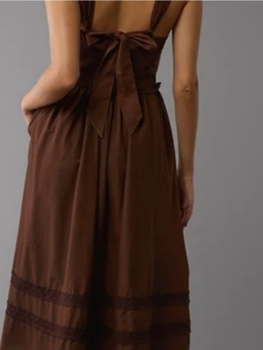 American Eagle Outfitters Brown Midi Dress - Picture 4 of 5
